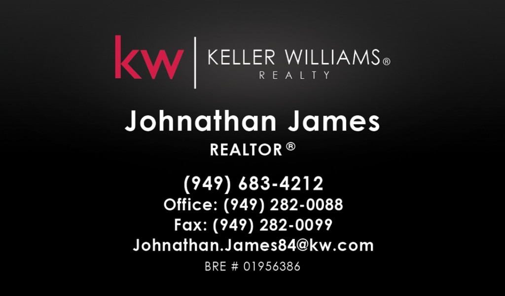 Keller Williams Business Cards – KW-13-BLACK